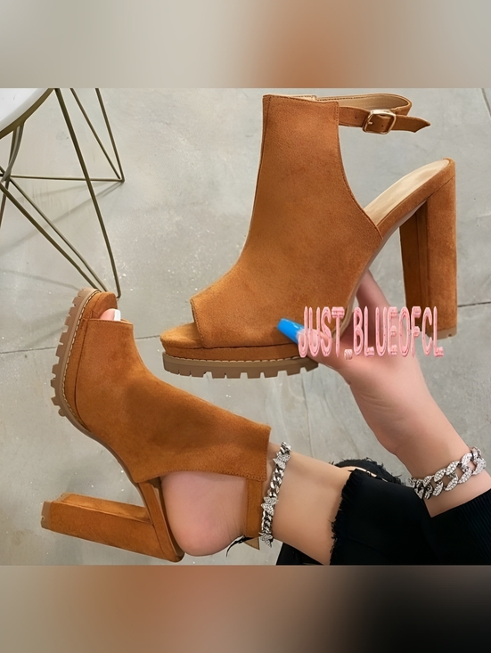 Shoes - Just In 💓 Jackie's Heel  - Camel